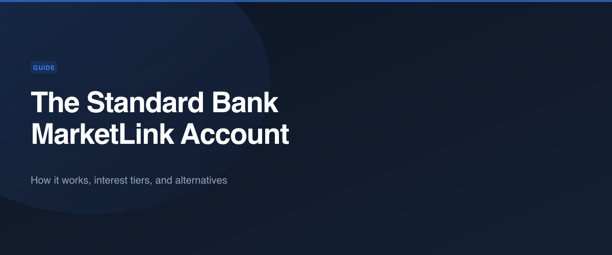 Standard Bank MarketLink account explained