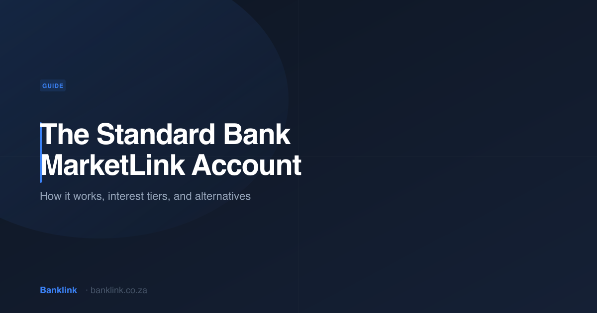 Standard Bank MarketLink Account Guide | BankLink